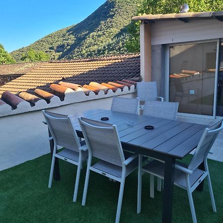 Charmant Appart Cosy Climatise Avec Terrasse Besseges Extérieur photo