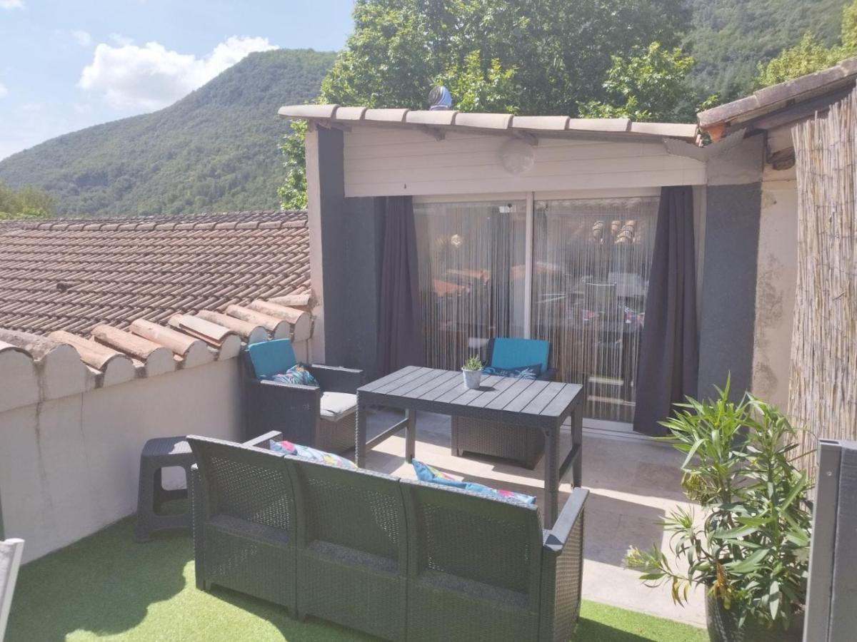 Charmant Appart Cosy Climatise Avec Terrasse Besseges Extérieur photo